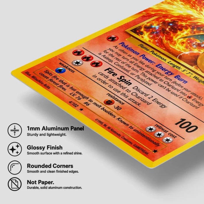Poke - Charizard Metal Poster
  Wall Decor - Image 5
