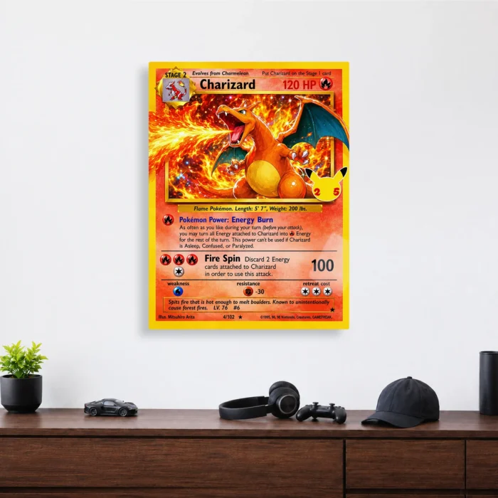 Poke - Charizard Metal Poster
  Wall Decor - Image 3