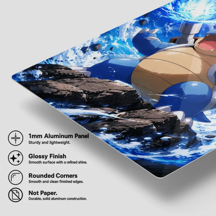 Poke - Blastoise Metal Poster
  Wall Decor - Image 5