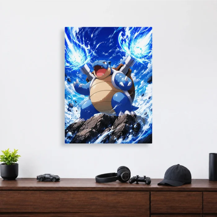 Poke - Blastoise Metal Poster
  Wall Decor - Image 3