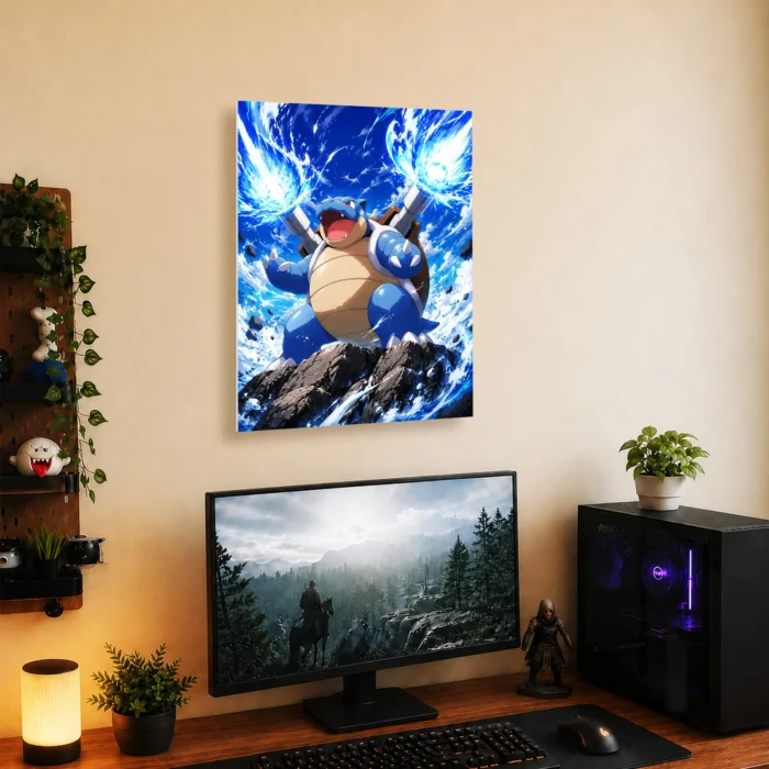 Poke - Blastoise Metal Poster
  Wall Decor - Image 4