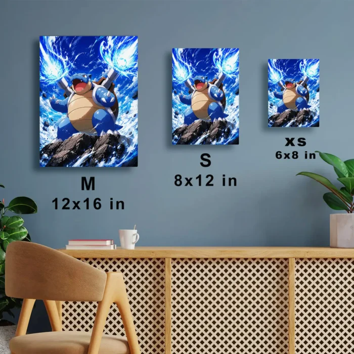 Poke - Blastoise Metal Poster
  Wall Decor - Image 6