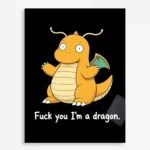 Poke - Dragonite Metal Poster
  Wall Decor