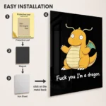Poke - Dragonite Metal Poster
  Wall Decor - Image 2