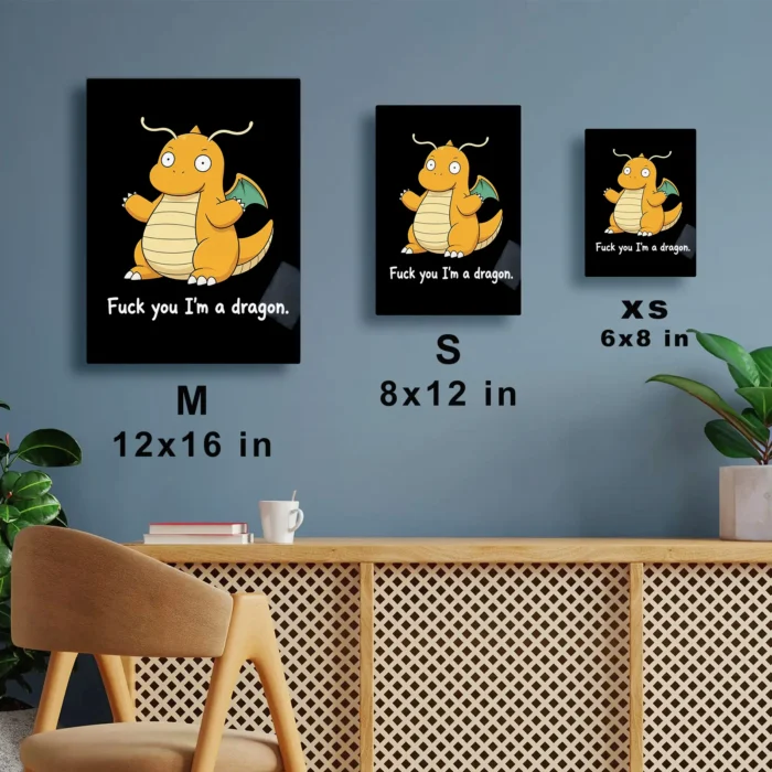 Poke - Dragonite Metal Poster
  Wall Decor - Image 6