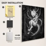 Poke - Mewtwo Metal Poster
  Wall Decor - Image 2