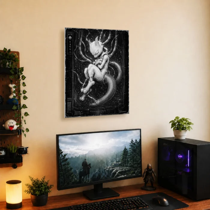 Poke - Mewtwo Metal Poster
  Wall Decor - Image 4