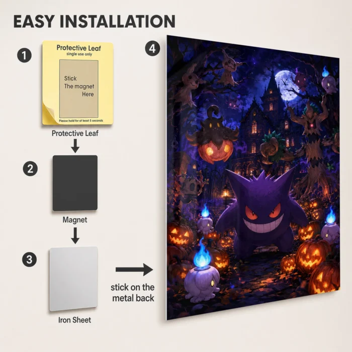 Poke Metal Poster Wall Decor - Image 2