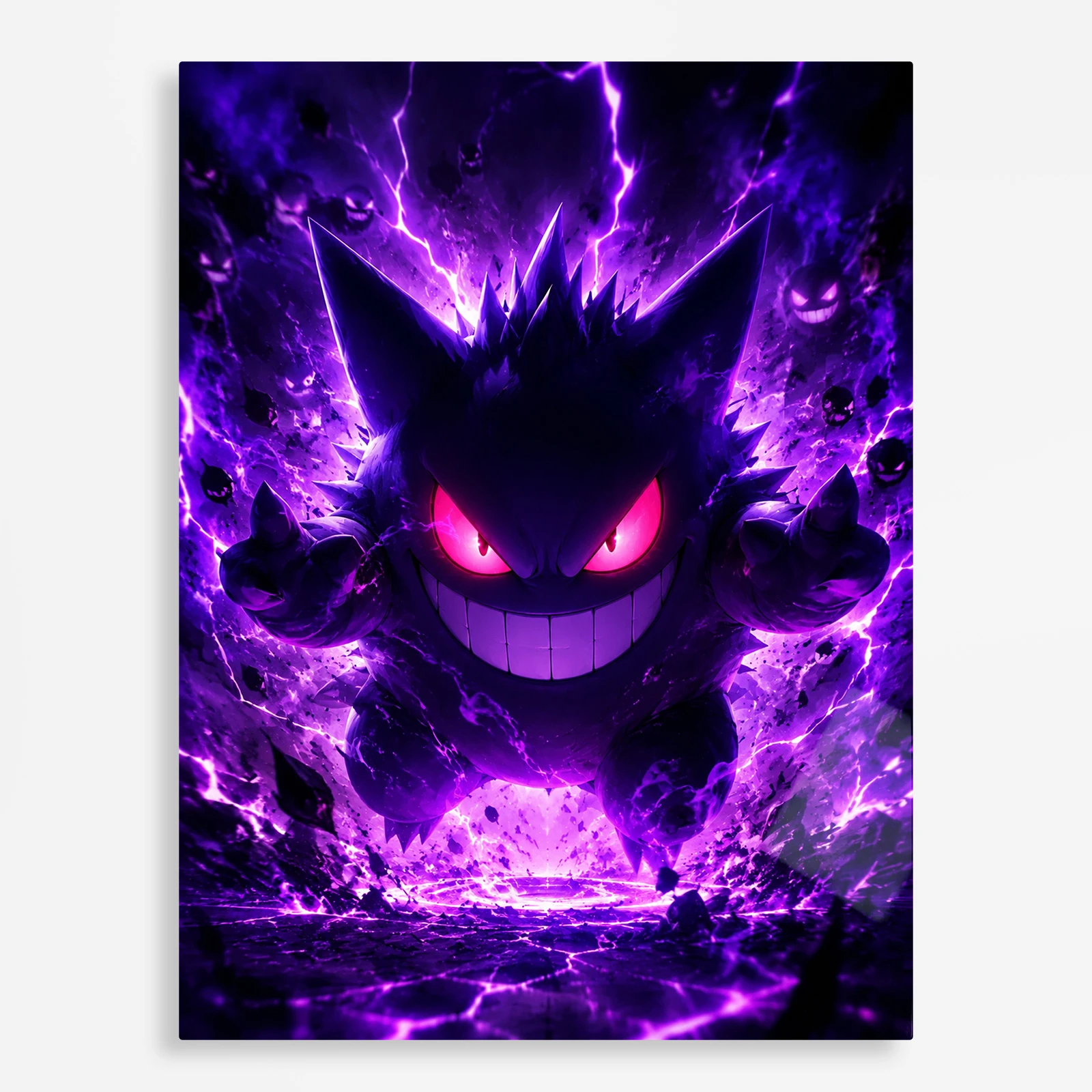 anime metal poster (336) s1 Poke - Gengar Metal Poster Wall
Decor - Image 1