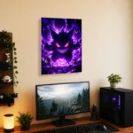 Poke - Gengar Metal Poster Wall
  Decor - Image 4