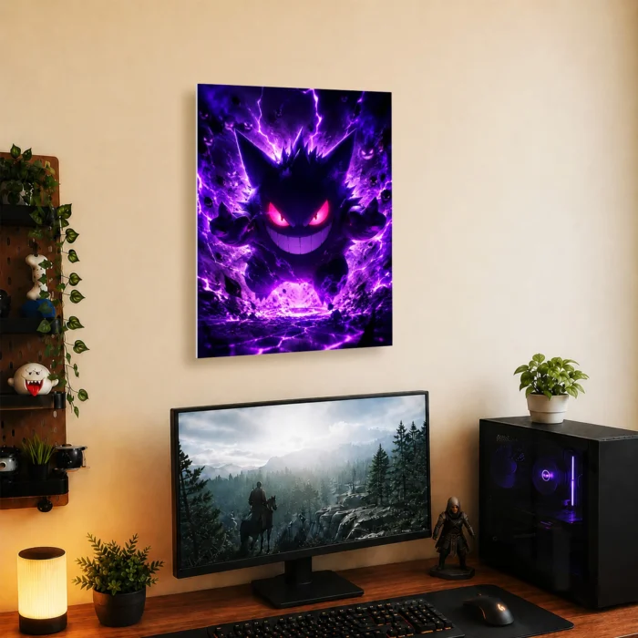 Poke - Gengar Metal Poster Wall
  Decor - Image 4