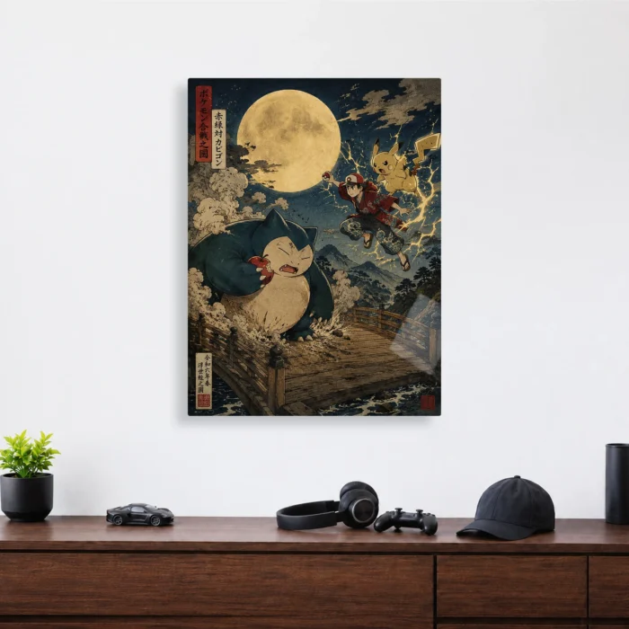 Poke Metal Poster Wall Decor
  - A - Image 3