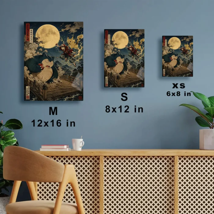 Poke Metal Poster Wall Decor
  - A - Image 6
