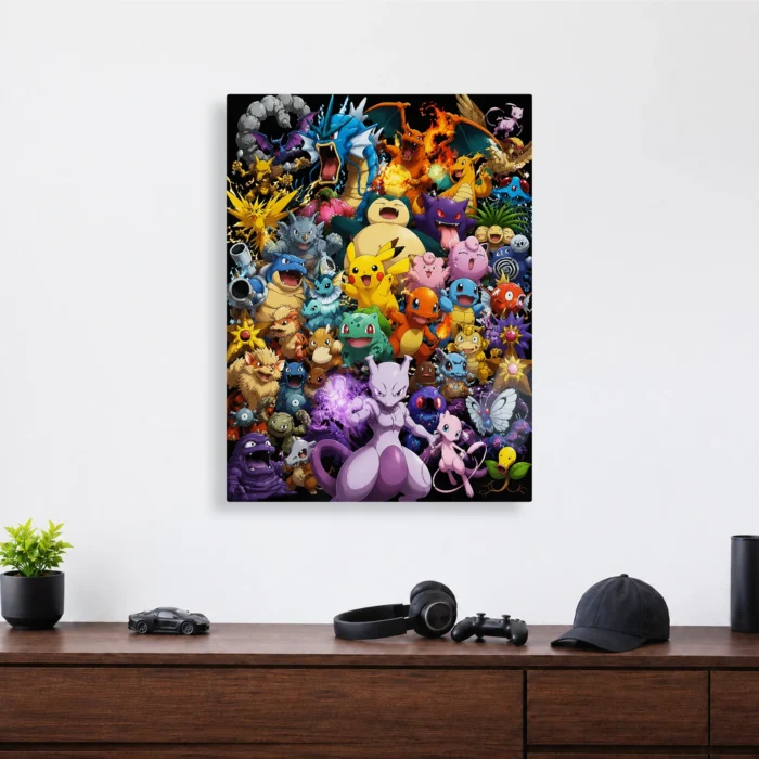 Poke Metal Poster Wall Decor
  - B - Image 3