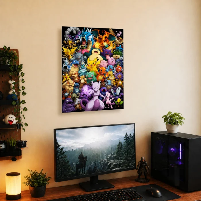 Poke Metal Poster Wall Decor
  - B - Image 4