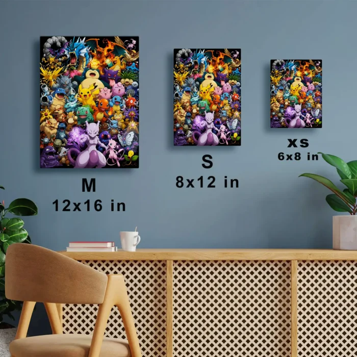 Poke Metal Poster Wall Decor
  - B - Image 6