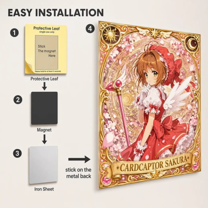 Cardcaptor Metal Poster Wall Decor - A - Image 2