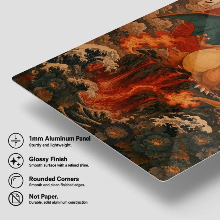 Poke - Charizard Metal Poster
  Wall Decor - A - Image 5