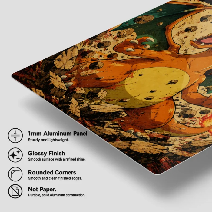 Poke Charizard Metal Poster
  Wall Decor - Image 5