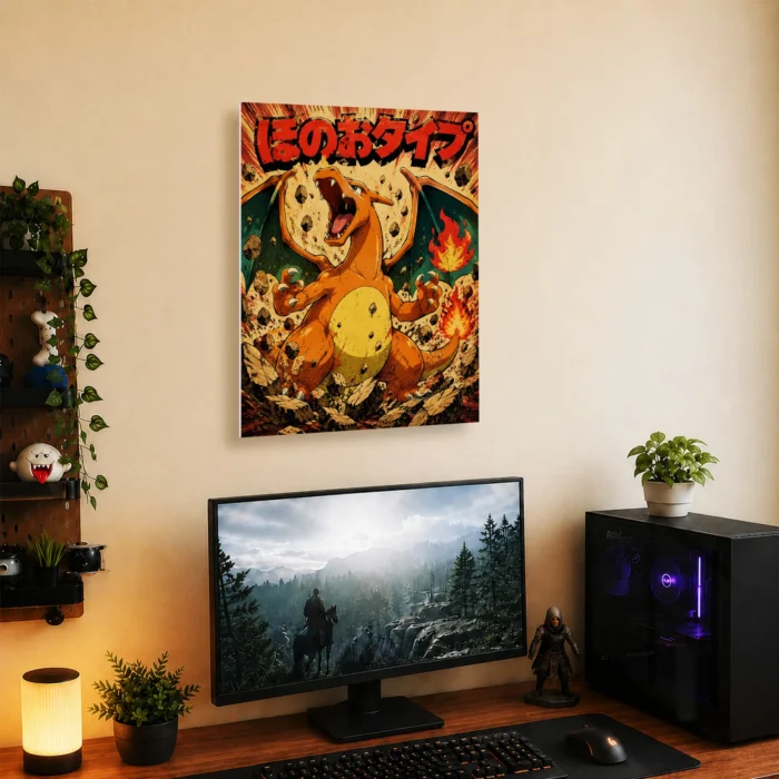 Poke Charizard Metal Poster
  Wall Decor - Image 4