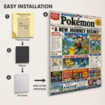 Poke Metal Poster Wall Decor
  - D - Image 2