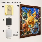 Poke Metal Poster Wall Decor
  - E - Image 2
