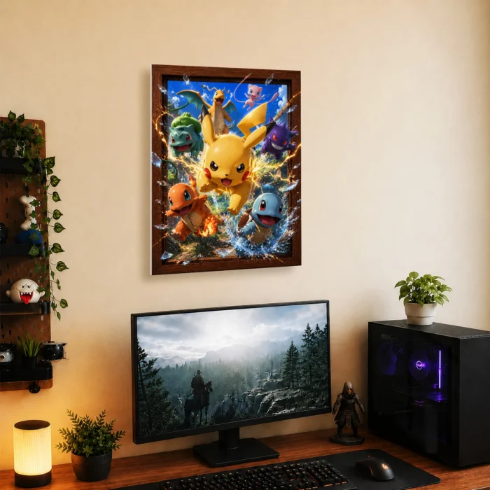 Poke Metal Poster Wall Decor
  - E - Image 4