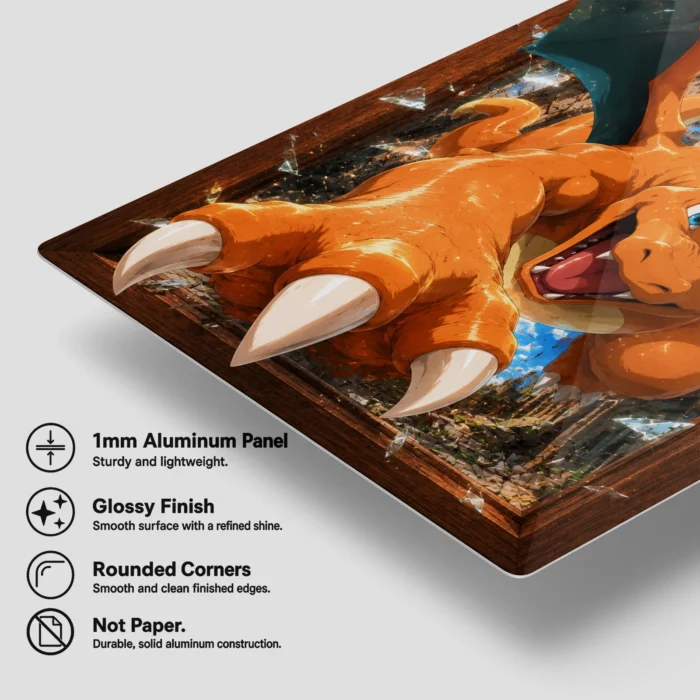 Poke - Charizard Metal Poster
  Wall Decor - B - Image 5