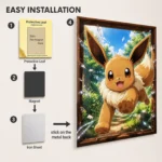Poke - Eevee Metal Poster
  Wall Decor - Image 2