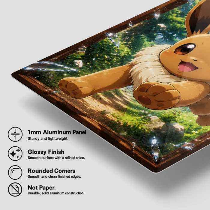 Poke - Eevee Metal Poster
  Wall Decor - Image 5