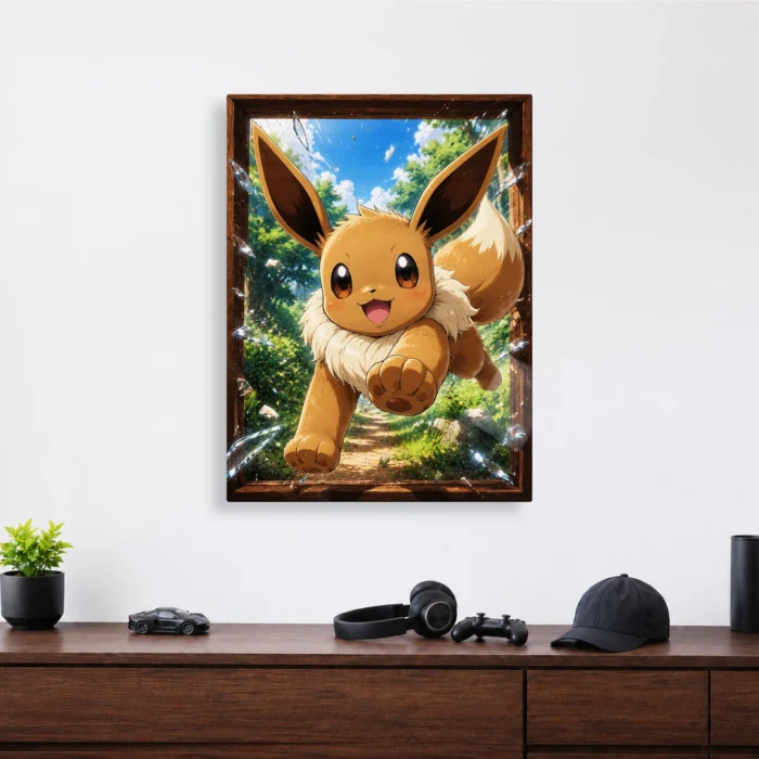 Poke - Eevee Metal Poster
  Wall Decor - Image 3