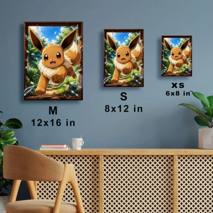 Poke - Eevee Metal Poster
  Wall Decor - Image 6