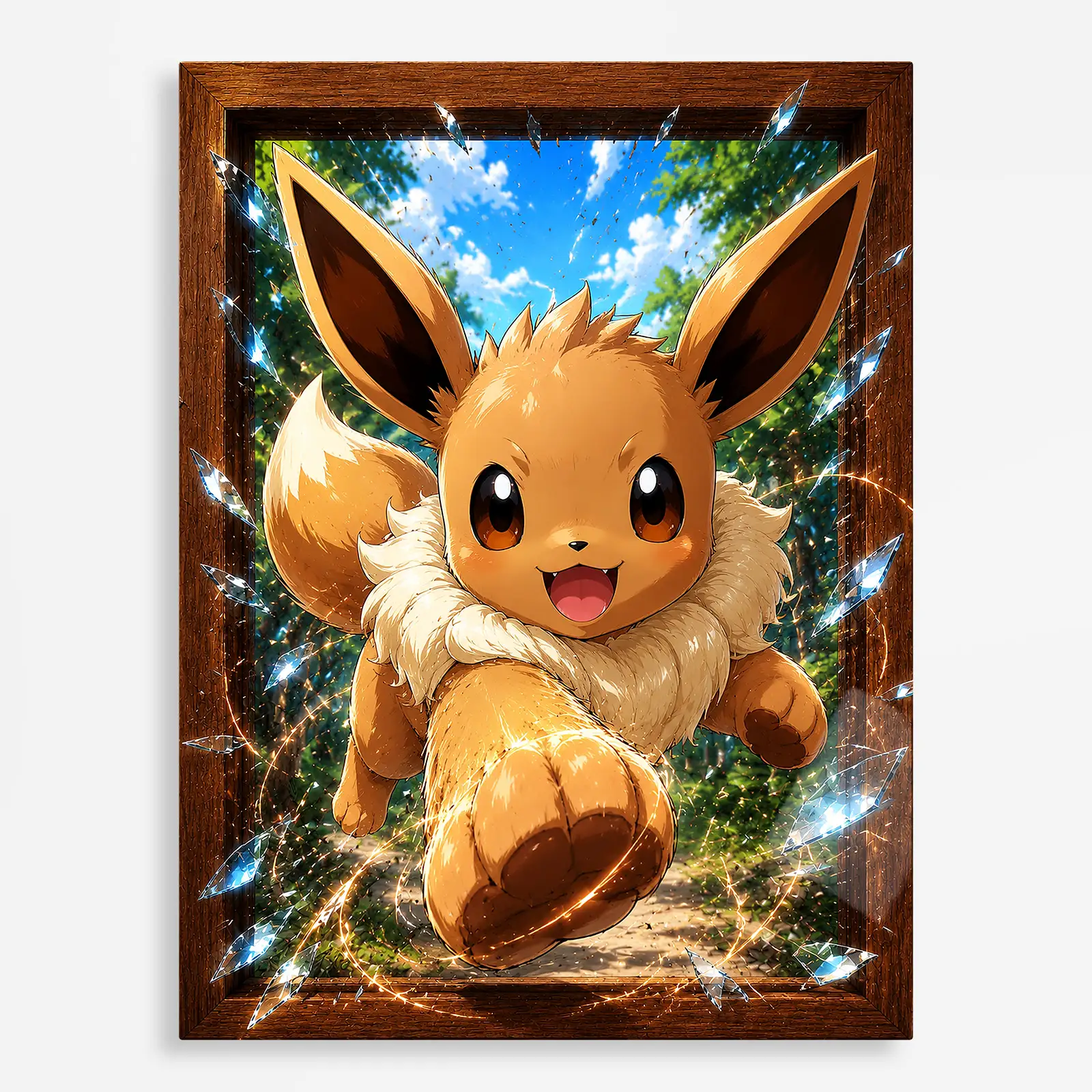 anime metal poster (347) s1 Poke - Eevee Metal Poster
Wall Decor - A - Image 1