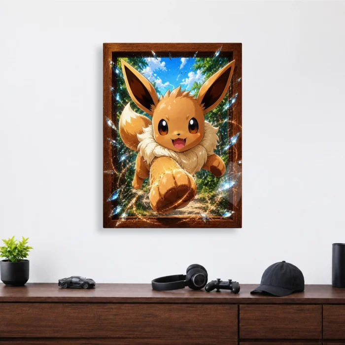 Poke - Eevee Metal Poster
  Wall Decor - A - Image 3