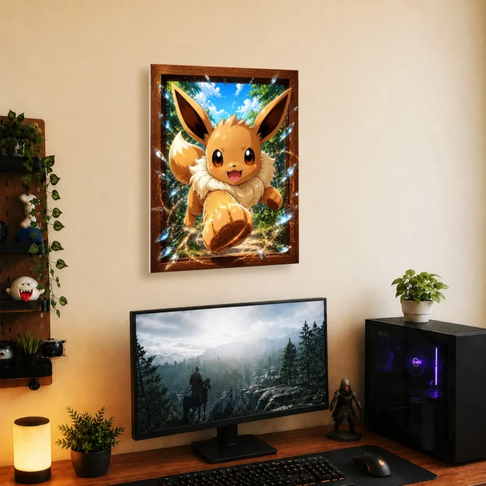 Poke - Eevee Metal Poster
  Wall Decor - A - Image 4