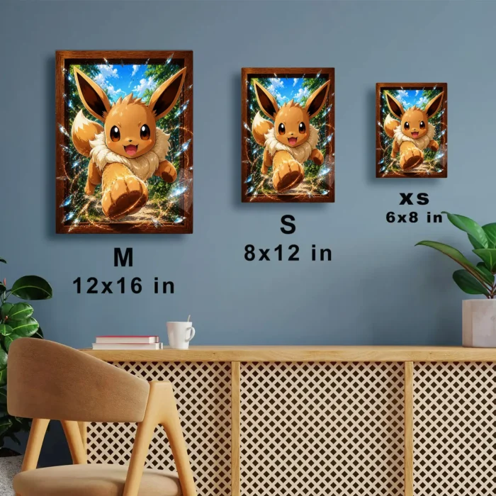 Poke - Eevee Metal Poster
  Wall Decor - A - Image 6