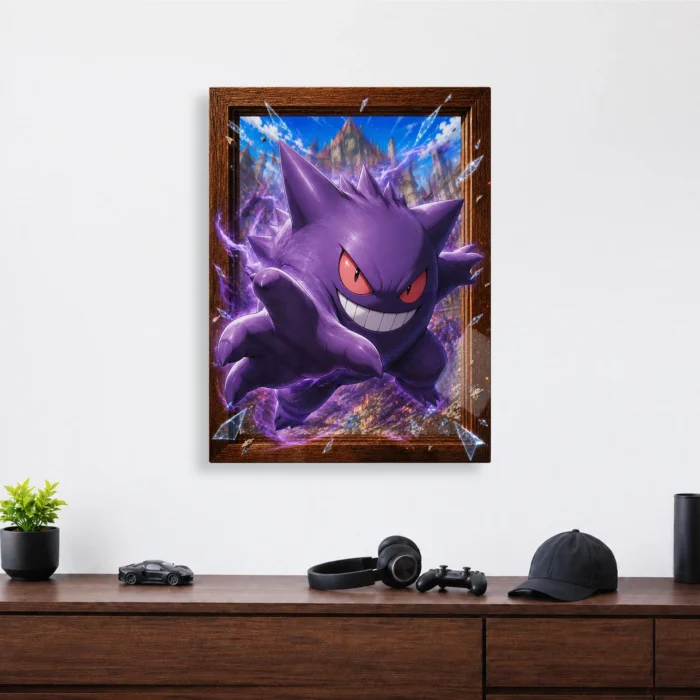 Poke - Gengar Metal Poster
  Wall Decor - Image 3