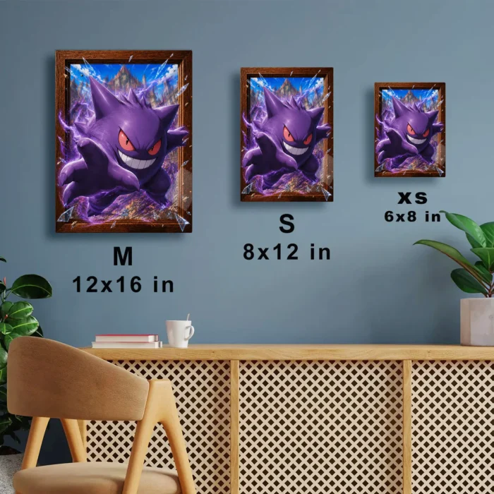 Poke - Gengar Metal Poster
  Wall Decor - Image 6