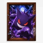Poke - Gengar Metal Poster
  Wall Decor - A