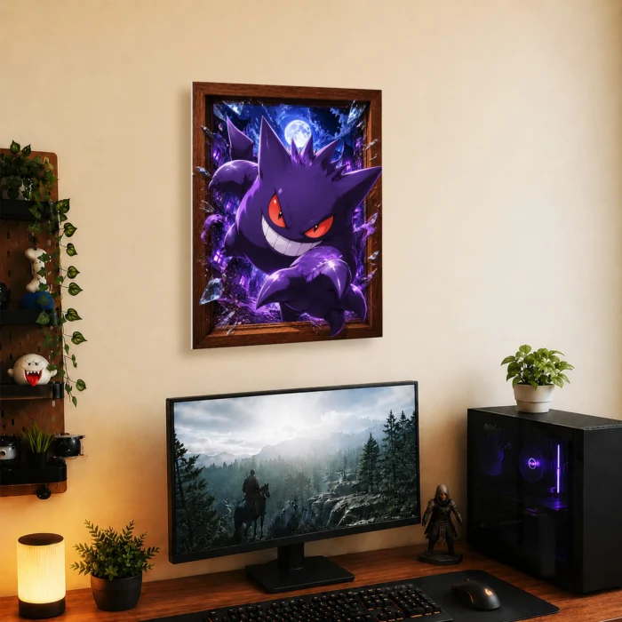 Poke - Gengar Metal Poster
  Wall Decor - A - Image 4
