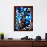Poke - Lucario Metal Poster
  Wall Decor - A - Image 3