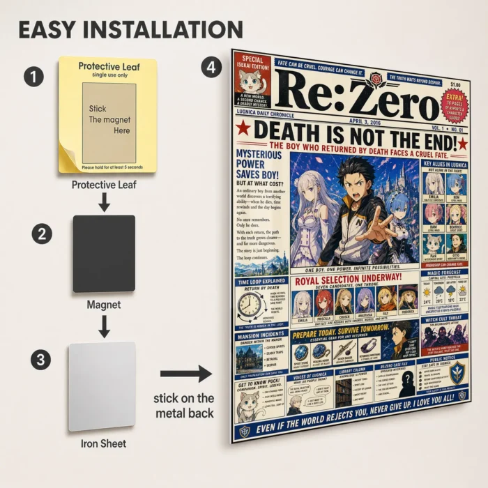 RZ Metal Poster Wall Decor - A - Image 2