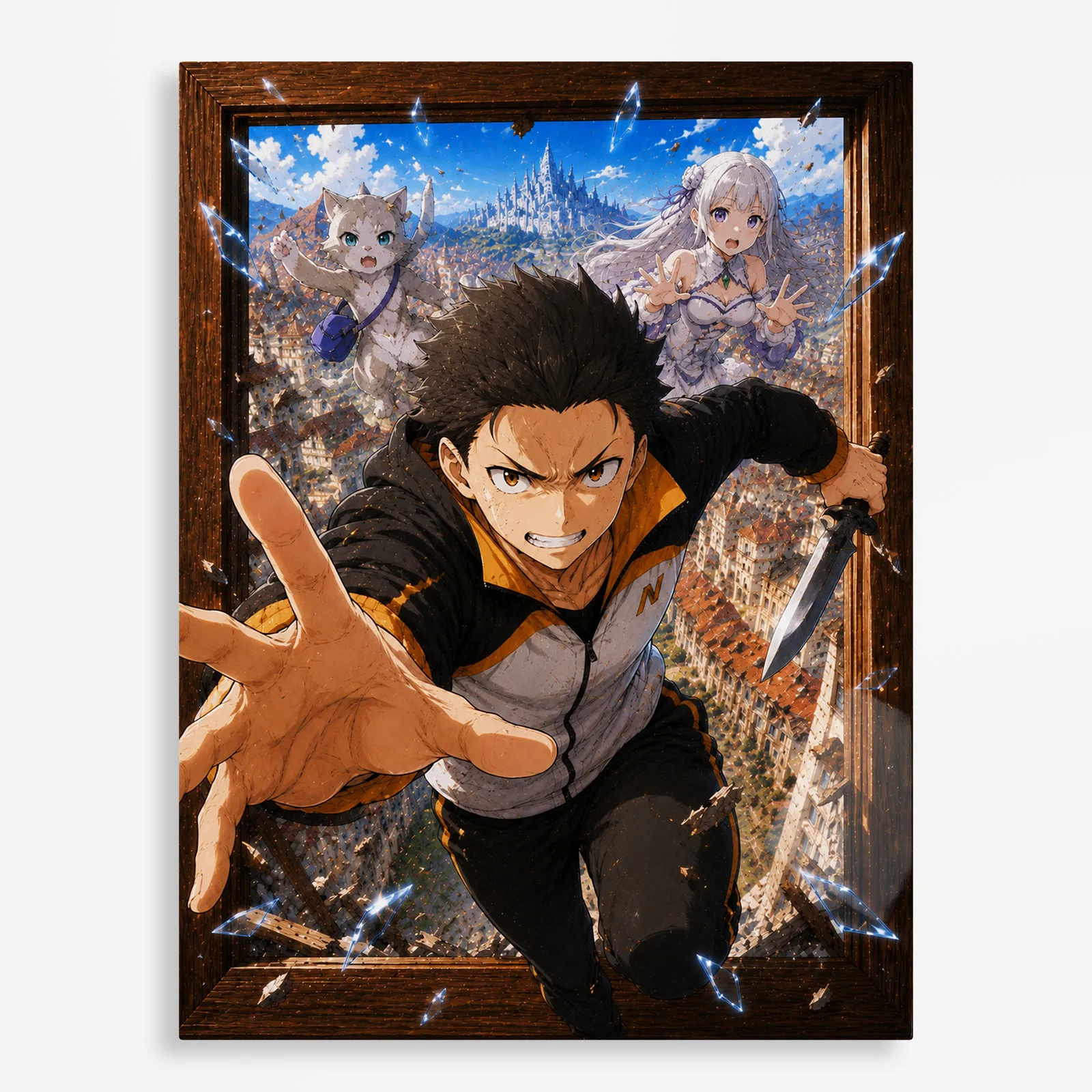 anime metal poster (354) s1 RZ Metal Poster Wall Decor - B - Image 1