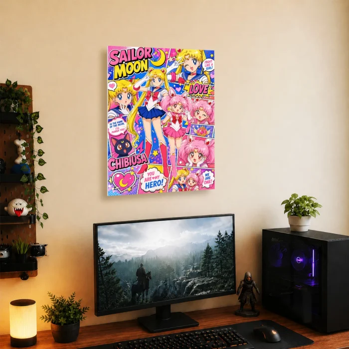 Sailor - Usagi Tsukino Metal Poster Wall
  Decor - Image 4