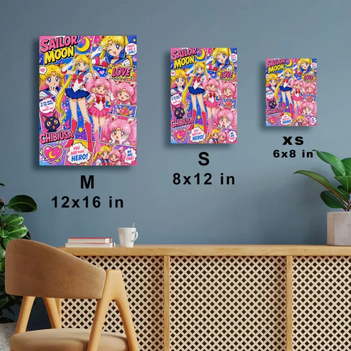 Sailor - Usagi Tsukino Metal Poster Wall
  Decor - Image 6