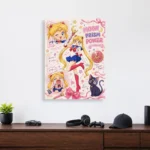 Sailor - Usagi Tsukino Metal Poster Wall
  Decor - A - Image 3