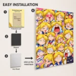 Sailor - Usagi Tsukino Metal Poster Wall
  Decor - B - Image 2