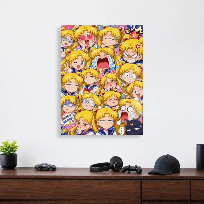 Sailor - Usagi Tsukino Metal Poster Wall
  Decor - B - Image 3