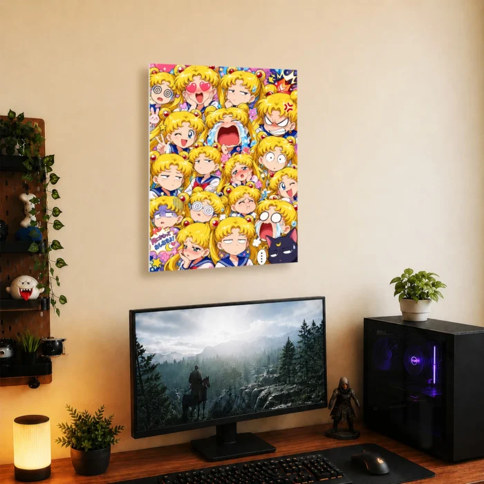 Sailor - Usagi Tsukino Metal Poster Wall
  Decor - B - Image 4