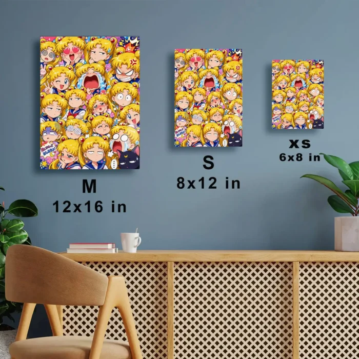 Sailor - Usagi Tsukino Metal Poster Wall
  Decor - B - Image 6